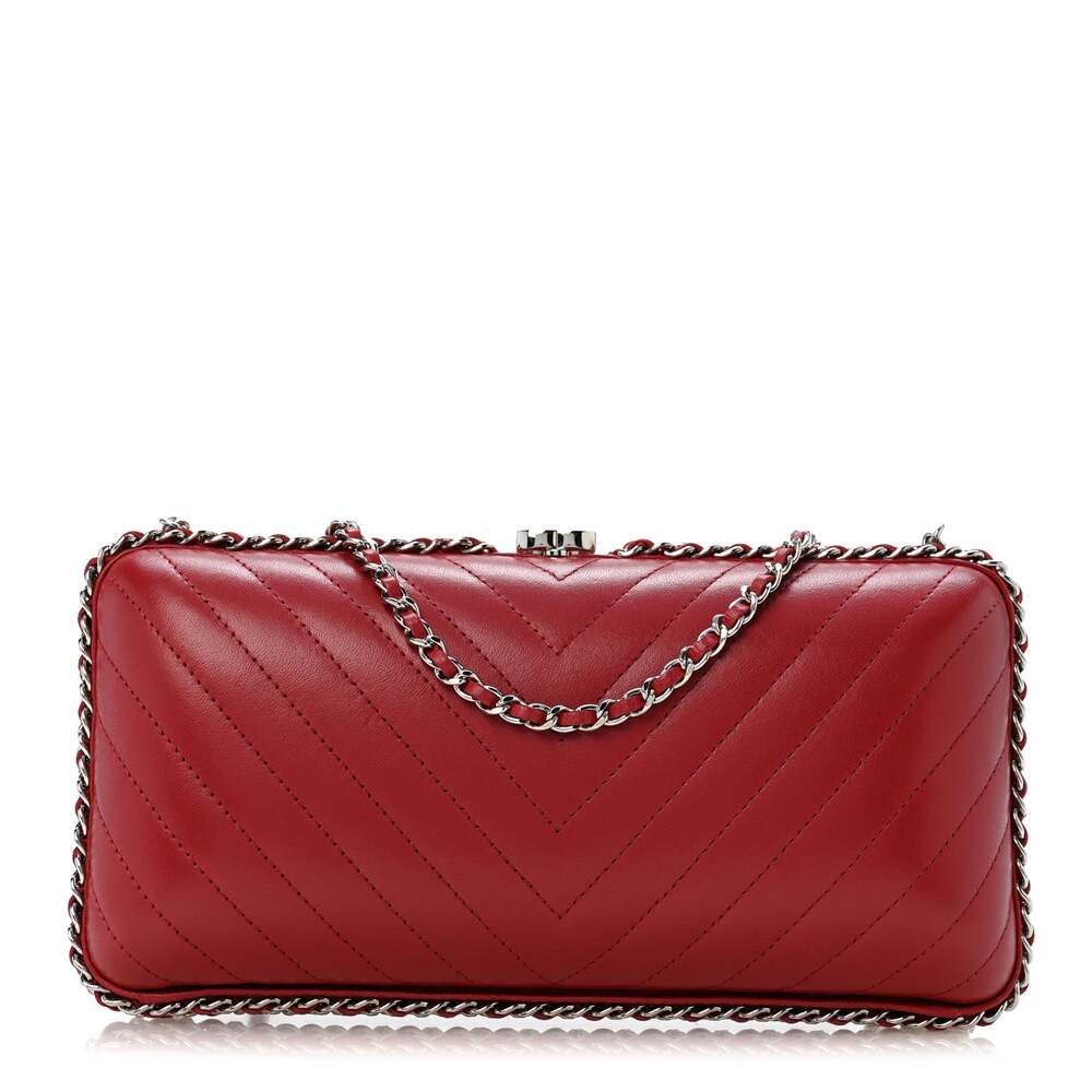 Chanel Lambskin Chevron Quilted Chain #325245C29B